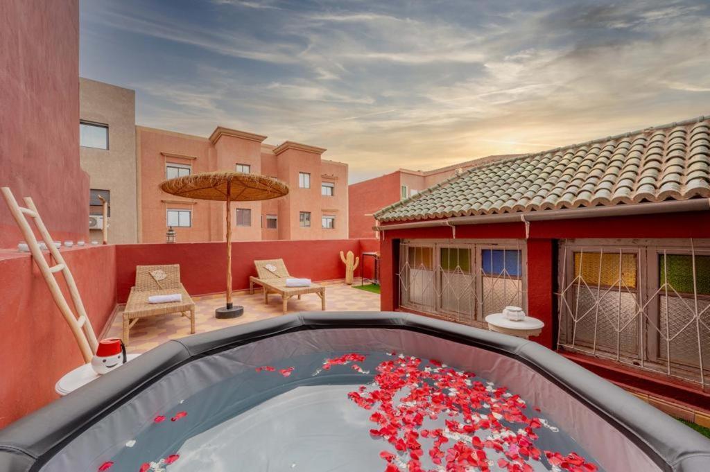Rooftop Centre Ville Jacuzzi Marrakesh Extérieur photo